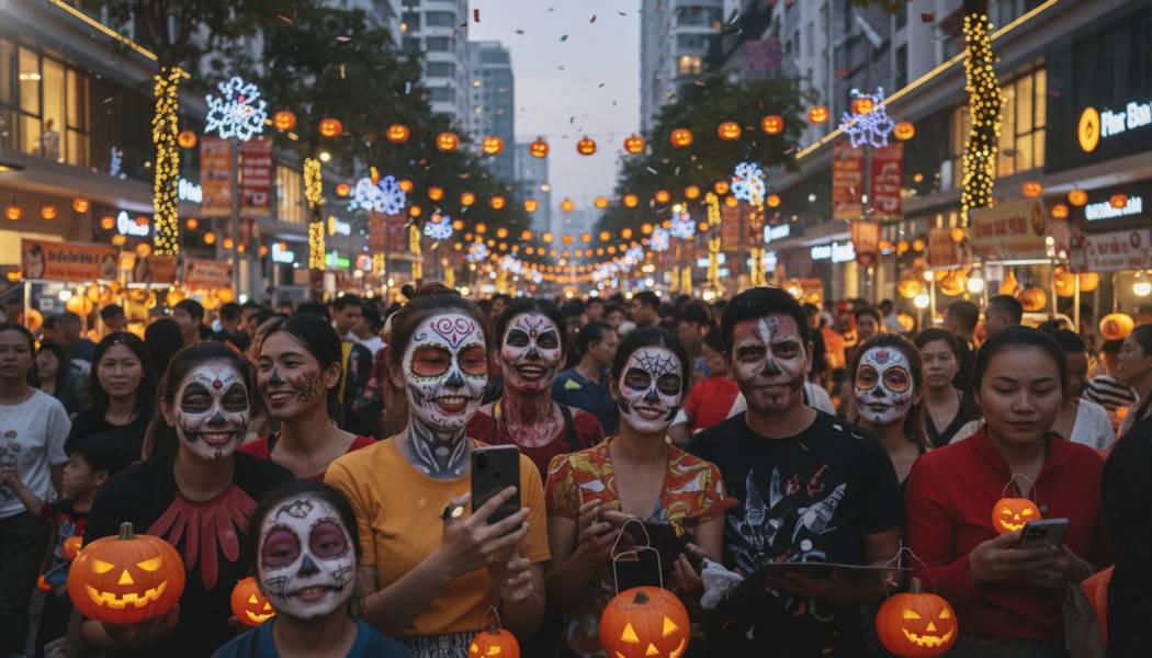 Dịch Vụ Vẽ Mặt Halloween Tại Quận 7. Ảnh 1